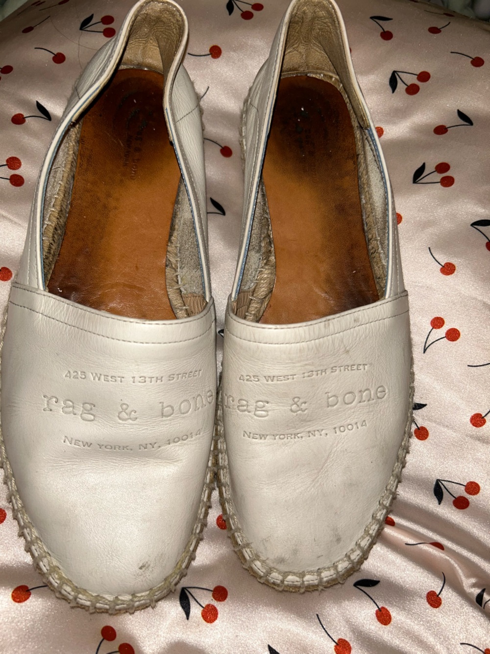 Preloved Rag & Bone off White Lea Espadrilles